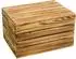 Kistenkolli Altes Land Obstkiste geflammt mit Deckel, 48x36x27cm, 2er-Set