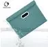 LuxusKollektion Faltbox mit Deckel, Stoff, aqua deep, 44x30x29cm, 2er-Set