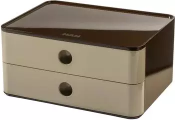 HAN Allison SMART-BOX Schubladenbox 2 Schubladen, hellbraun (1120-43)