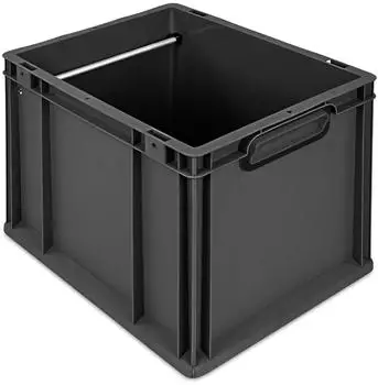 Proregal H&auml;ngeregisterbox Nextgen HxBxT 32x30x40cm 30 Liter Griffe Schwarz Geschlossen Schwarz Eurobeh&auml;lter Transportbox Eurobox
