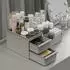 LuxusKollektion Kosmetik-Organizer mit Schubladen, grau, ABS