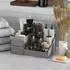 LuxusKollektion Kosmetik-Organizer mit Schubladen, grau, ABS