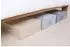 LuxusKollektion Unterbett-Aufbewahrungsbox, faltbar, beige, 100cm, 2er-Pack