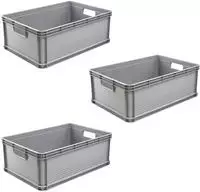 keeeper Transportbeh&auml;lter "Transportbox robert, 3er Set, 45 L, 60 x 40 x 22 cm" 40
