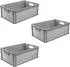 keeeper Robert Transportbox 3er-Set, 45L, stapelbar, nordic grey (30174130000G8)