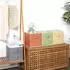 LuxusKollektion Aufbewahrungsboxen Stoff, faltbar, mit Griffen, 27x27x28cm, 4er-Set