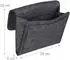 Relaxdays Betttasche Filz Dunkelgrau 5 Fächer 26 cm x 28 cm x 5 cm 180 g
