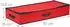 Relaxdays Geschenkpapier Aufbewahrungsbox Stoff Rot Staubgeschützt Platzsparend 81 cm x 35 cm x 14,5 cm 0,8 kg