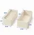 Relaxdays Schubladen Ordnungssystem 8-tlg. Set Beige