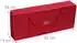Relaxdays Geschenkpapier Aufbewahrung Polyester Kunststoff Rot Staubgeschützt 34 cm x 82 cm x 13 cm 400 g
