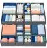 Relaxdays Schubladen Ordnungssystem 16-tlg. Set Grau