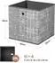 Sekey Aufbewahrungsbox Kinderzimmerregal aus Vliesstoff mit Griff Faltbare Stoffboxen Faltbox Organizer für Kleidung Aufbewahrungsboxen für Schrank