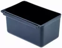 APS Container f&uuml;r Servierwagen, 13 Liter, schwarz aus Polypropylen, zum Einh&auml;ngen