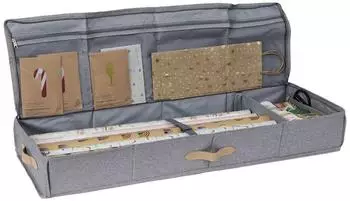 LOVE !T STORE !T Premium Geschenkpapier-Organizer, hellgrau, 90x30x12cm (551495)