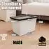 BigDean Aufbewahrungsbox mit Deckel Budget Line 30L, 4er-Set (1000894)