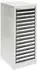 Proregal Kobra Schubladencontainer 15 Schubladen, lichtgrau, 74x28x34cm (PR_RAD329-03)