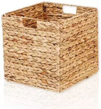 Lycce Kallax Einsatz Aufbewahrungskorb Wasserhyazinthe, natur, 33x33x33cm