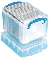 Really Useful Box Aufbewahrungsbox 3,0 l transparent 24,5 x 18,0 x 16,0 cm, 1 St.