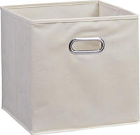 Aufbewahrungsbox 30,0 l beige 32,0 x 32,0 x 32,0 cm