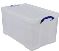 Really-Useful-Box Aufbewahrungsbox 84C 84L, mit Deckel, Kunststoff, transparent, A3,