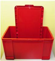 Aufbewahrungsbox 84,0 l rot 71,0 x 44,0 x 38,0 cm