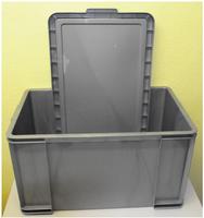 Aufbewahrungsbox 84,0 l silber 71,0 x 44,0 x 38,0 cm