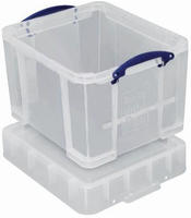 Really-Useful-Box Aufbewahrungsbox 35C 35L, mit Deckel, Kunststoff, transparent, A4,