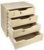Dema Holz-Schubladenbox (4 Schubladen)