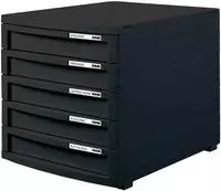 HAN Schubladenbox CONTUR 1505-13 Schwarz DIN A4, DIN B4, DIN C4 Anzahl der