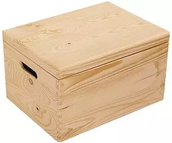 Kesper Allzweckkiste Kiefer mit Deckel 8,4L (69401)