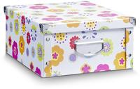 Zeller Aufbewahrungsbox Punkte, Pappe, 17 Cm Hoch