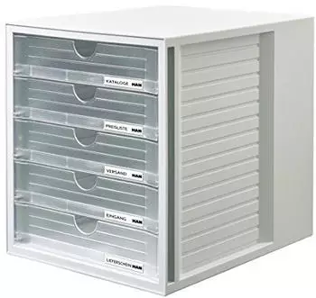 HAN SYSTEMBOX lichtgrau/transluzent-klar (1450-63)