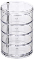 WENKO Kosmetik Organzier Mod. Tower Transparent, 4 F&auml;cher 4 F&auml;cher 20990100