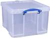Really-Useful-Box Aufbewahrungsbox 42C, 42L, mit Deckel, Kunststoff, 52 x 44 x 31cm