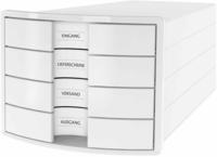 HAN 1012-12, HAN Schubladenbox IMPULS wei&szlig; 1012-12, DIN C4 mit 4 Schubladen