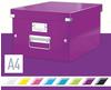 Leitz Aufbewahrungsbox 6044-00-62 ClickundStore, 21L, mit Deckel, Pappe, violett, A4,