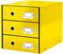 Leitz Click & Store gelb DIN A4 mit 3 Schubladen (6048-00-16)