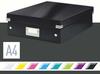 Leitz Aufbewahrungsbox 6058-00-95 ClickundStore 7,9L, mit Deckel, Pappe, schwarz, A4,