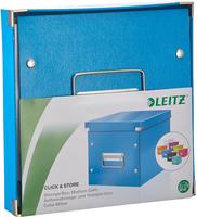 LEITZ 61090036, LEITZ Click & Store Aufbewahrungsbox 10,0 l blau 26,0 x 26,0 x...