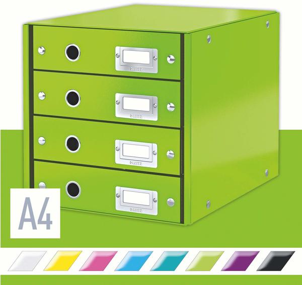 Leitz Click & Store grün DIN A4 mit 4 Schubladen (6049-00-54)