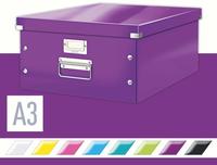 LEITZ 60450062, LEITZ Click & Store Aufbewahrungsbox 36,0 l violett 36,9 x 48,2 x