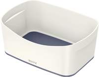 LEITZ MyBox Aufbewahrungsbox 3,0 l perlwei&szlig;/grau 24,6 x 16,0 x 9,8 cm, 1 St....