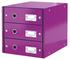 Leitz Box Click & Store violett DIN A4 3 Schubladen (6048-00-62)