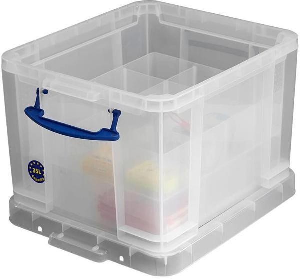 Really Useful Products Box 35 Liter transparent 48 x 39 x 31 cm (35CX3DIVCB)