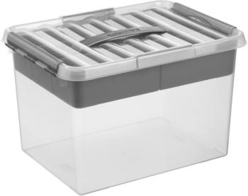 Sunware Q-line Box mit Einsatz 22L transparent