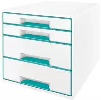 Leitz 52132051, Leitz WOW CUBE Schubladenbox Eisblau