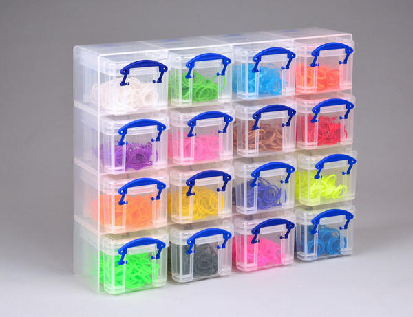Really Useful Products Box 0,14 Liter transparent 28 x 8,5 x 22,5 cm 16 Stk. (0.14CORG)