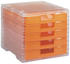 styro styro Box Lightbox mandarin DIN C4 5 Schubladen (275-8419.424)