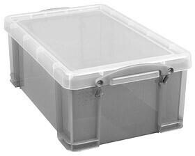 Really Useful Products Box Aufbewahrungsbox 9L grau 39,5x25,5x15,5cm (9TSMK)