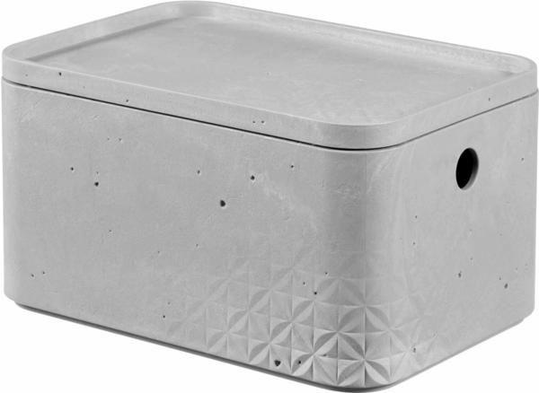 Curver BETON BOX S 4L mit Deckel 3er-Set (245788)